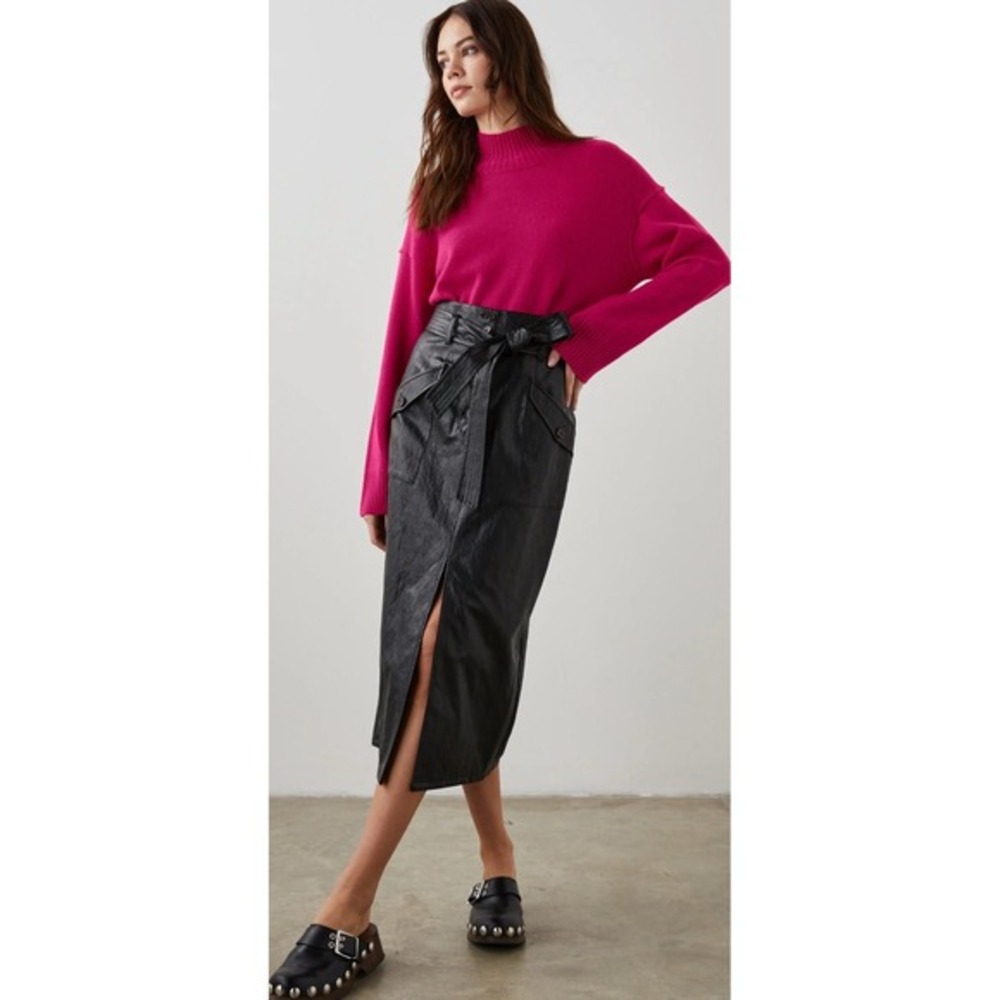 Rails Sasha Sweater Cerise Rose Small Pet Wool Cashmere Classic Feminine City‎